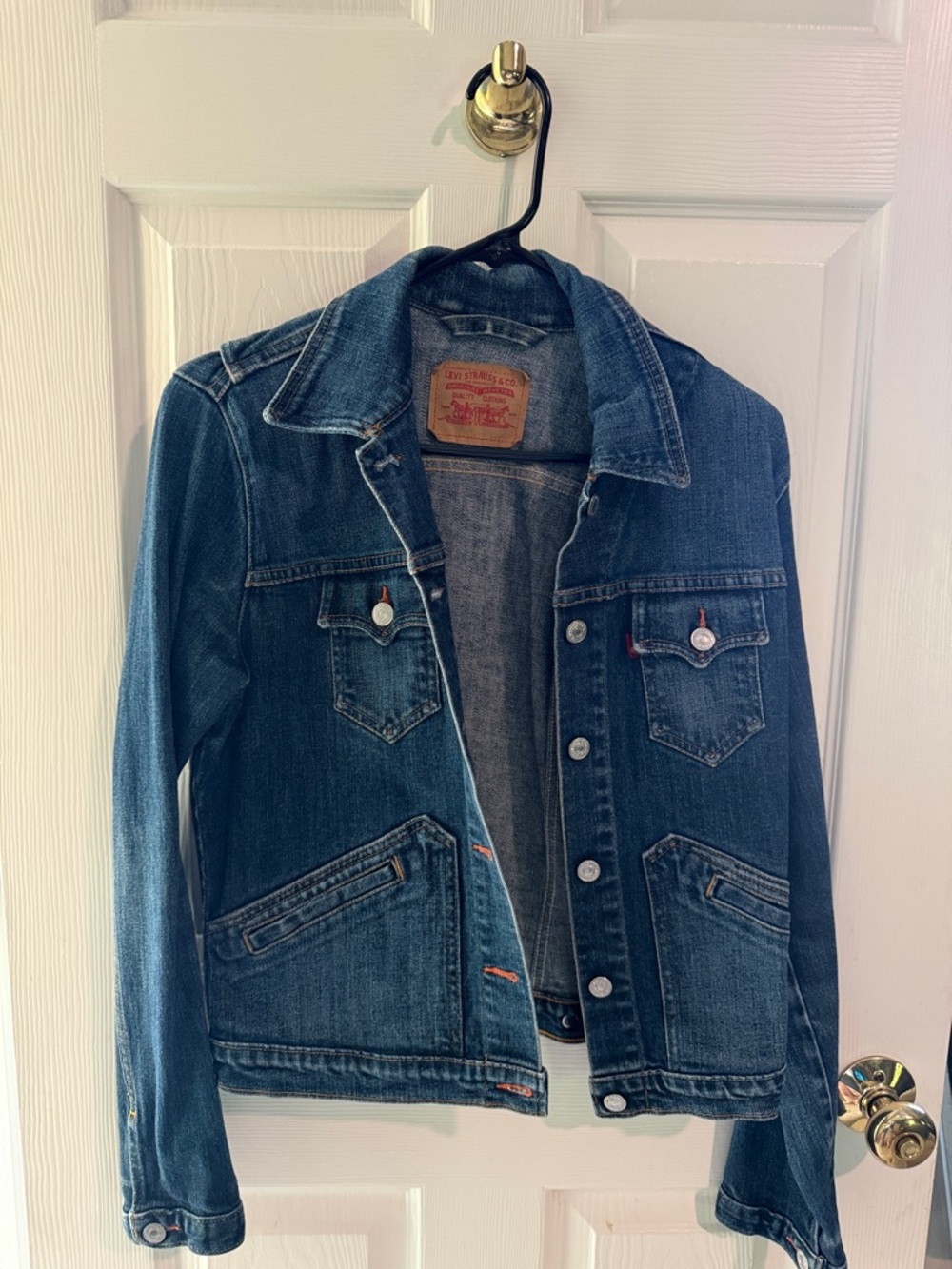 Levi's Dark Blue Denim Trucker Jacket